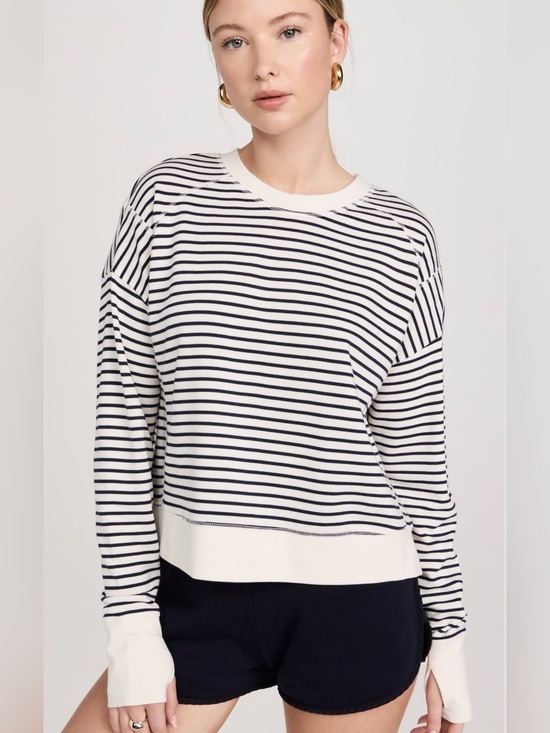 Sweaty Betty Tops - Sweaty Betty After Class Crop Crewneck Sweatshirt